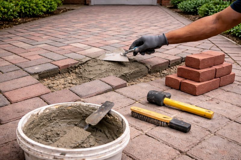 Brick Driveway Repair in Cape Coral, FL