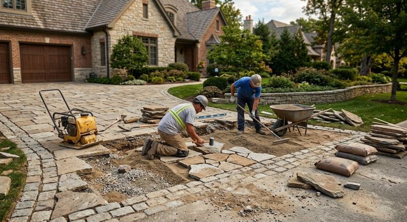 Brick Driveway Repair in Cape Coral, FL