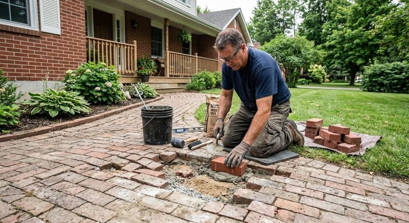 Brick Flatwork Repair in Alva, FL