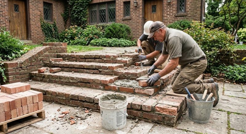 Brick Stairs Repair in Cape Coral, FL