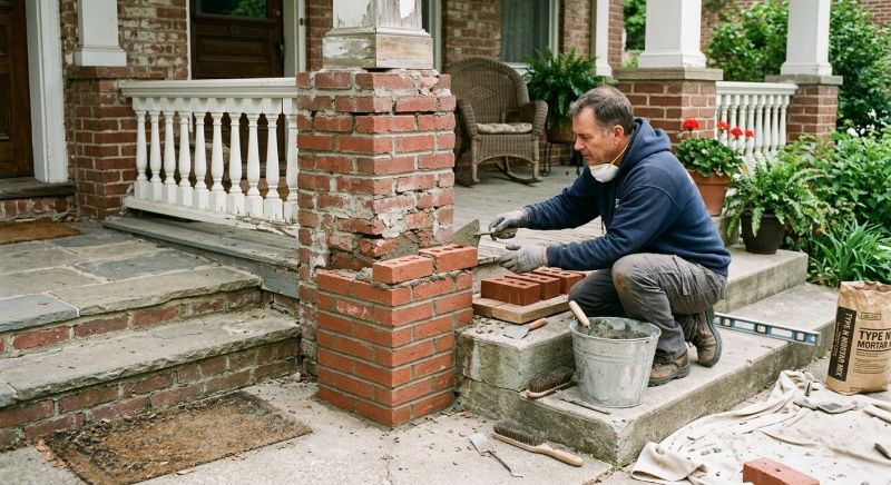 Brick Stairs Repair in Cape Coral, FL