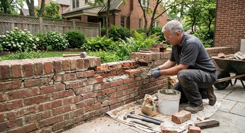 Brick Wall Repair in Alva, FL