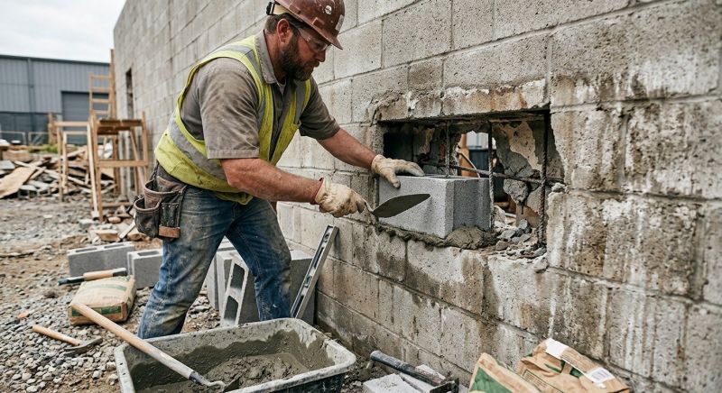 Cinder Block Repair in Cape Coral, FL