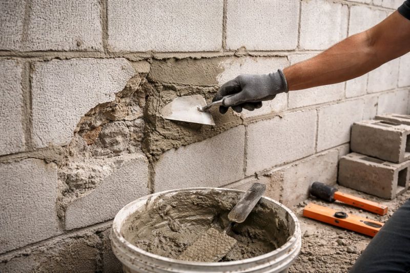Cinder Block Wall Repair in Estero, FL