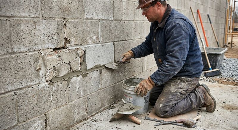 Concrete Block Repair in Alva, FL