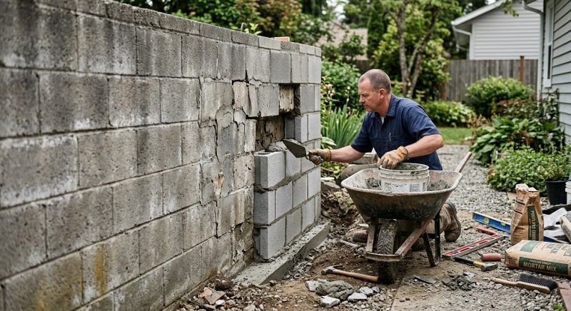 Concrete Block Repair in Alva, FL