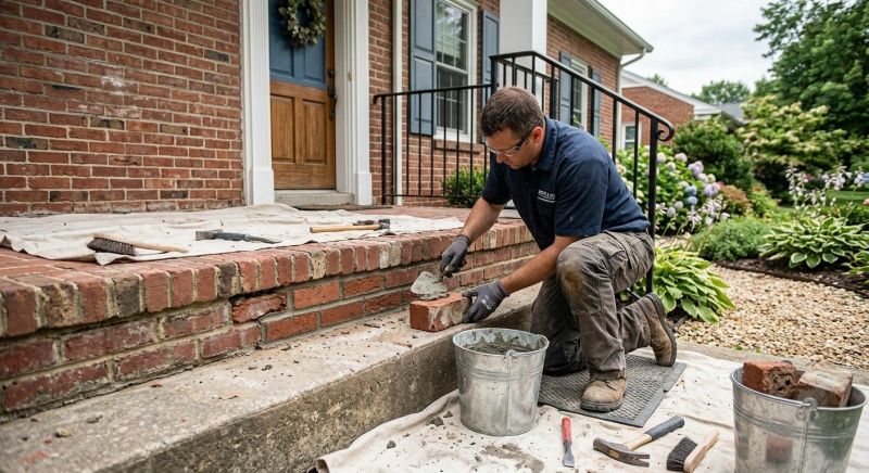 Porch Brick Repair in Cape Coral, FL