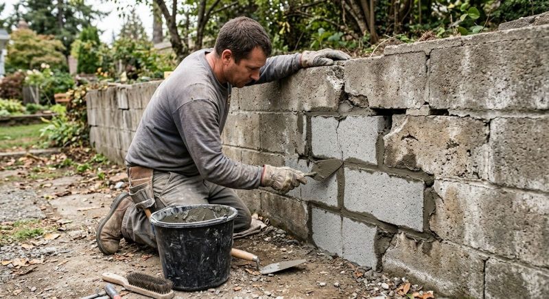 Rock Wall Repair in Cape Coral, FL