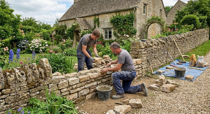 Stone Wall Repair in Lee County, FL